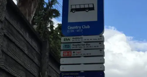 PARADERO SITP COUNTRY CLUB  038A01